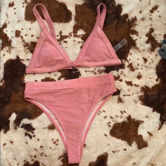 SHEIN Other - PINK SPARKLY BIKINI